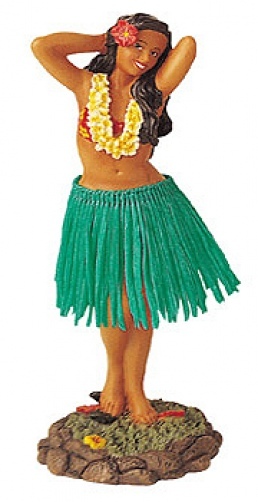 dancing hula girl for car